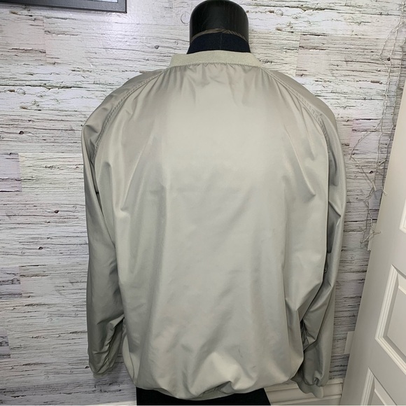 WILSON Vintage 90's Golf Tennis Windbreaker Sweater Long Sleeves Shirt Pockets L - Picture 9 of 14